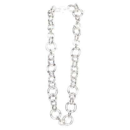 Tiffany Sterling Silver Atlas Link Necklace 3 of 5