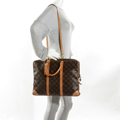 Louis Vuitton Monogram Porte-Documents Voyage Briefcase 2 of 7