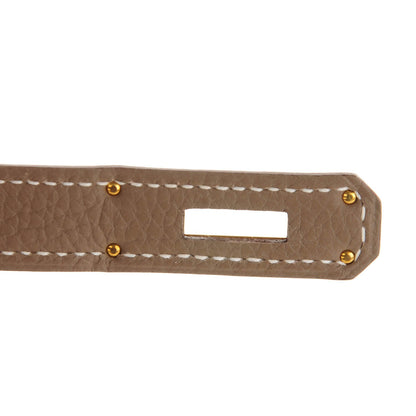 Hermes Togo Kelly Retourne 28 Etoupe 10 of 26