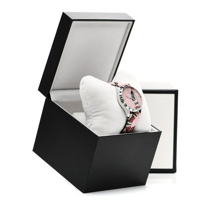 Gucci Stainless Steel Calfskin 38mm Le Marche Des Merveilles Snake Quartz Watch Pink 5 of 5