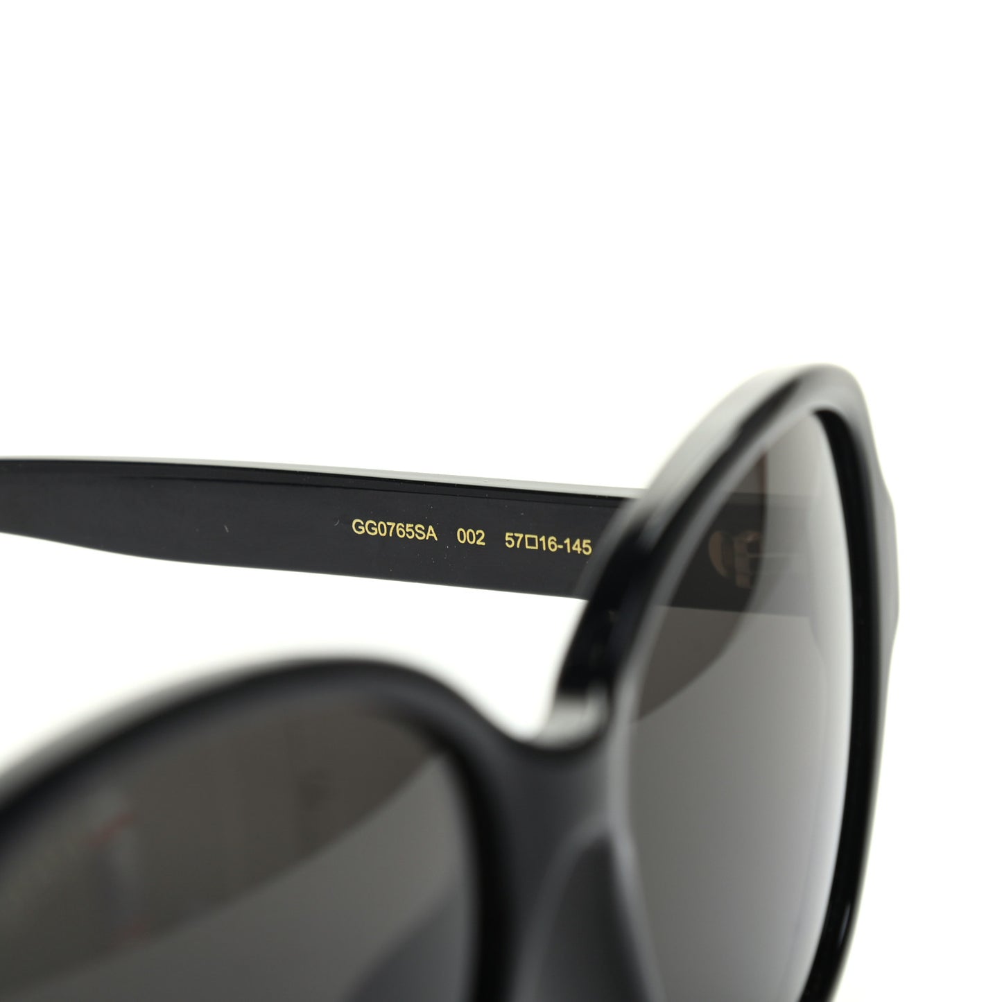 Acetate Square Sunglasses GG0765SA Black