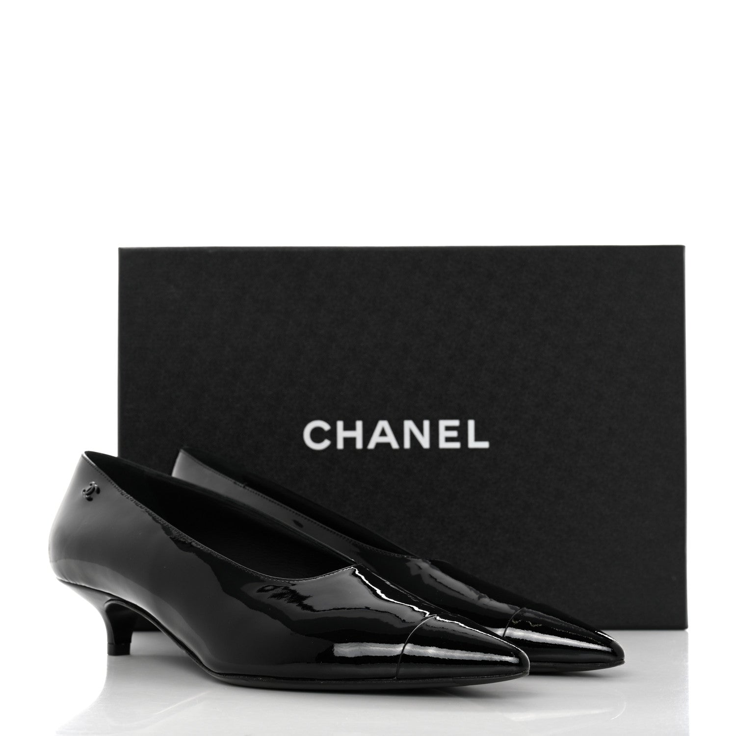 Chanel Patent Pumps 39.5 Black 9 of 9