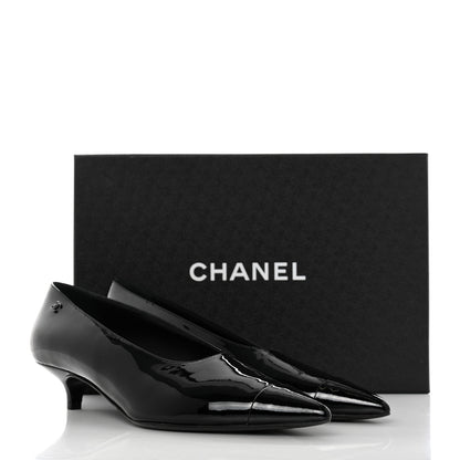 Chanel Patent Pumps 39.5 Black 9 of 9