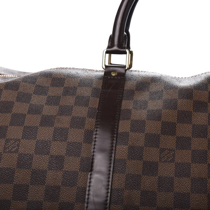 Louis Vuitton Damier Ebene Keepall Bandouliere 55 8 of 12