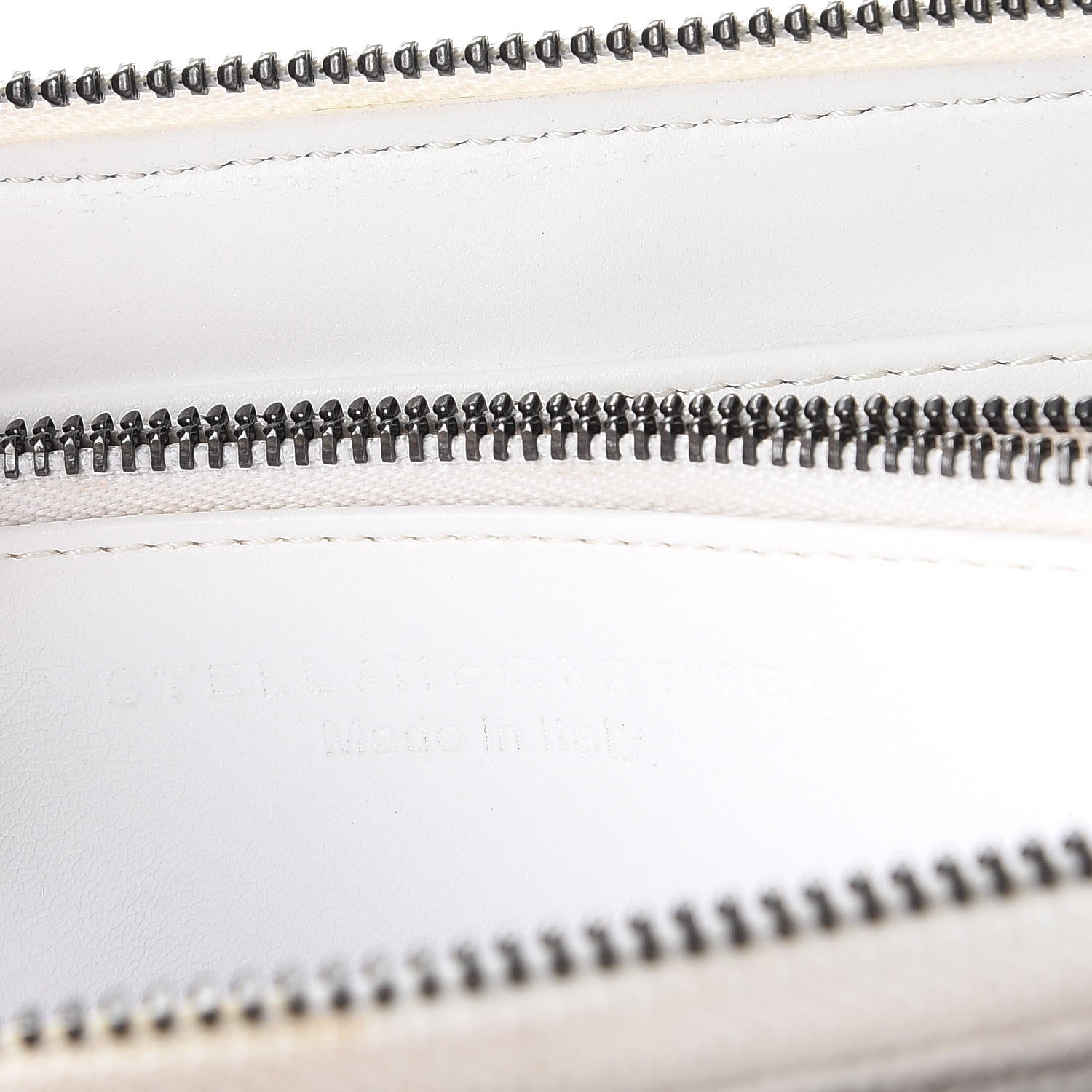 Stella McCartney Shaggy Deer Falabella Zip Around Wallet White 6 of 12