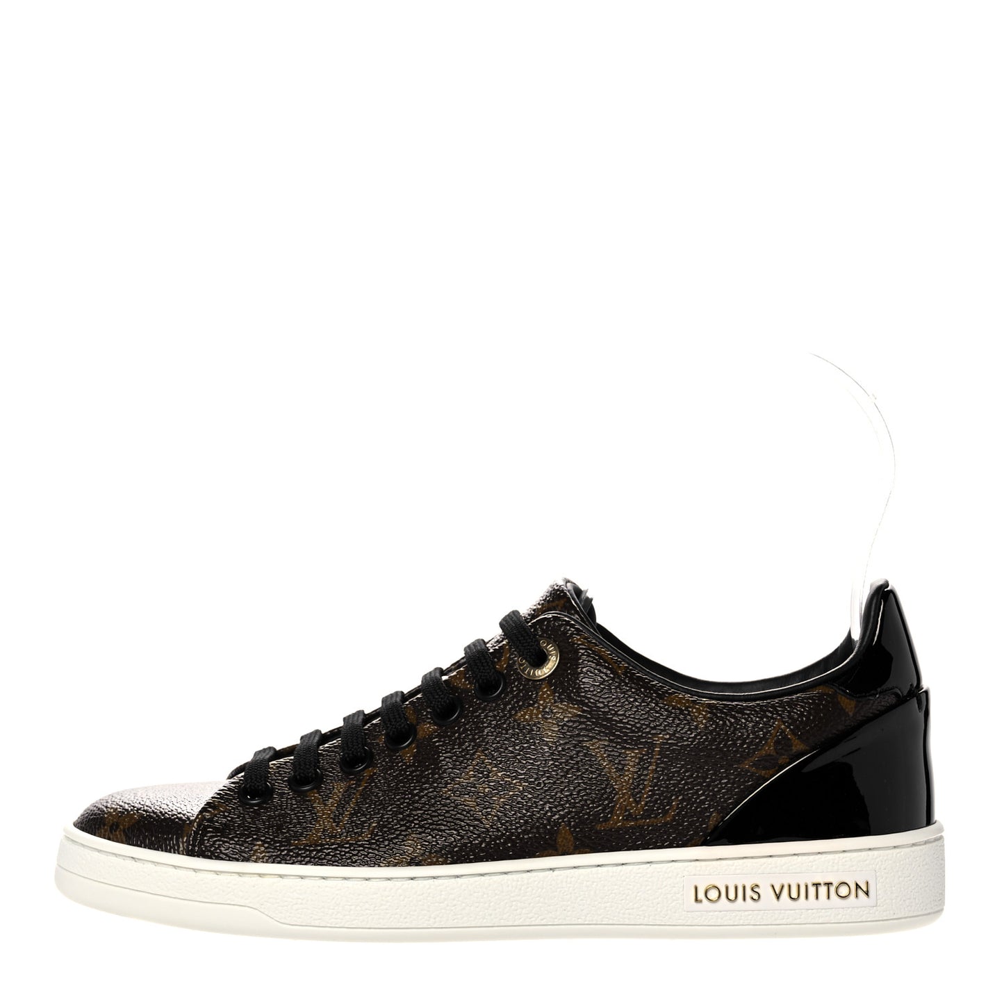 Patent Monogram Frontrow Sneakers 35