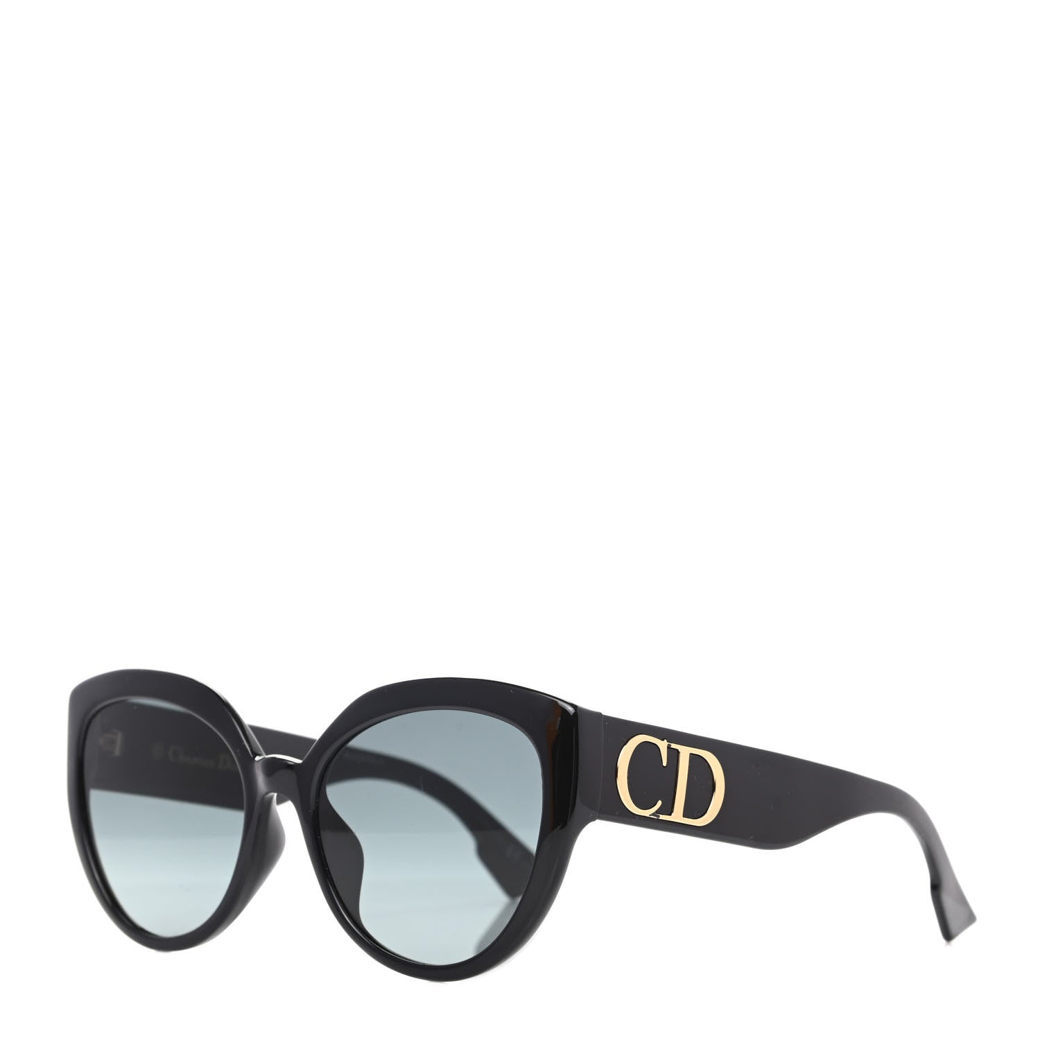 Christian Dior Acetate DDiorF Cat Eye Sunglasses Black 1 of 7