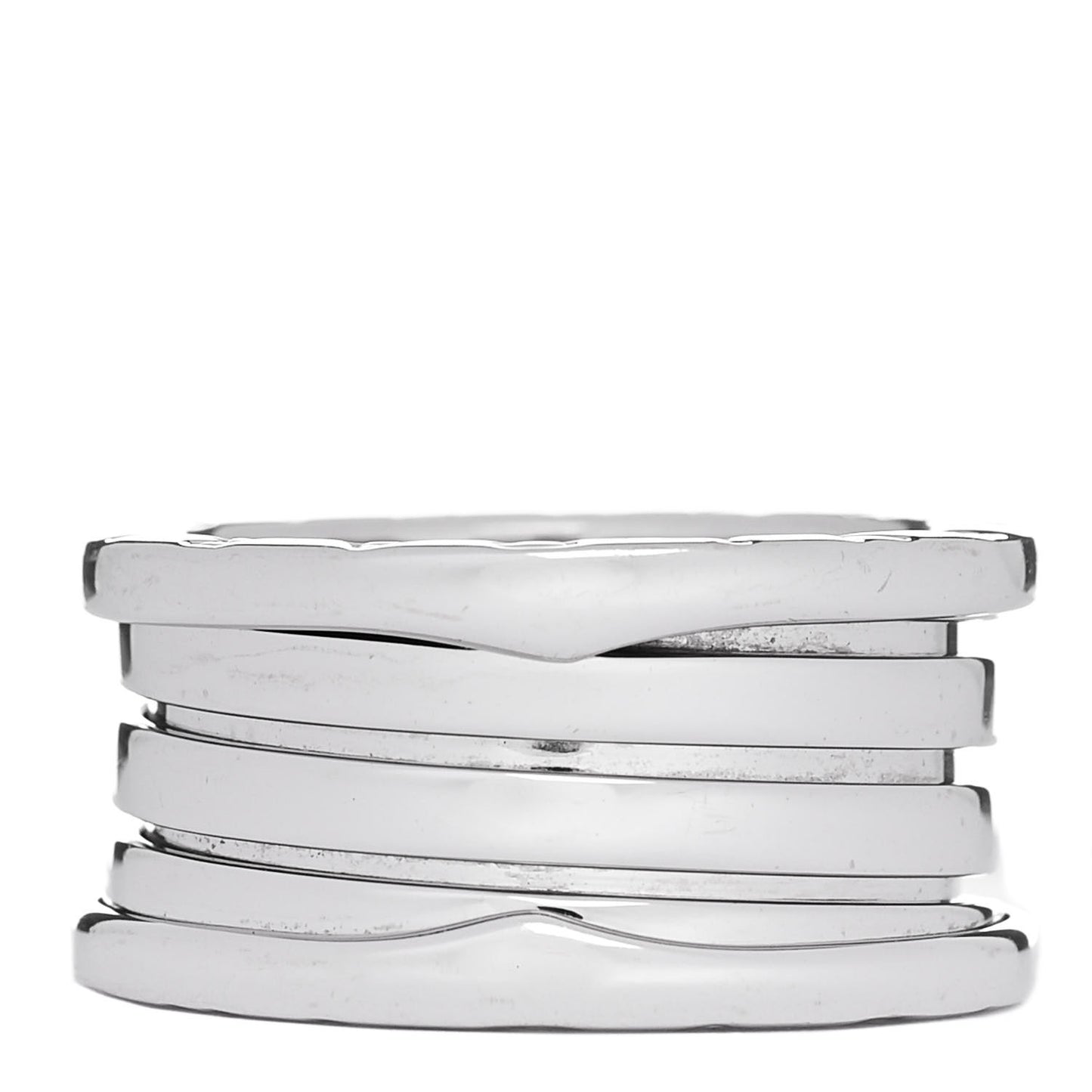 18K White Gold B.Zero1 Three-Band Ring 53 6.25