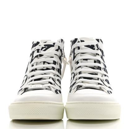 Louis Vuitton X UF Calfskin Tufted Monogram Stellar Sneaker Boots 37 White Black 2 of 9