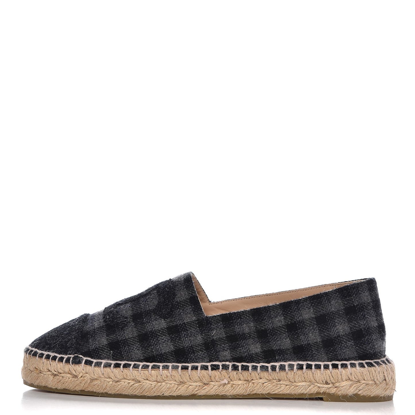Flannel CC Espadrilles 42 Dark Grey Black
