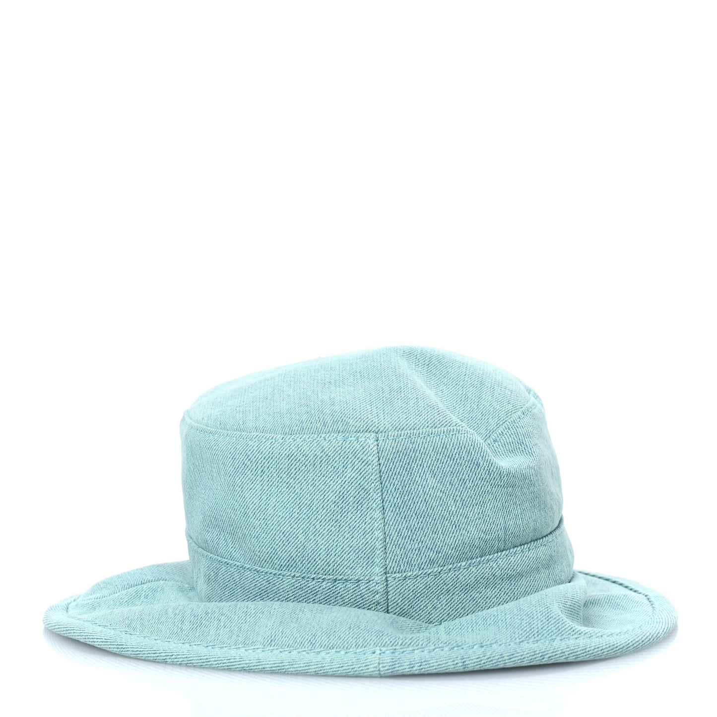 Denim Logo Bucket Hat S Light Blue