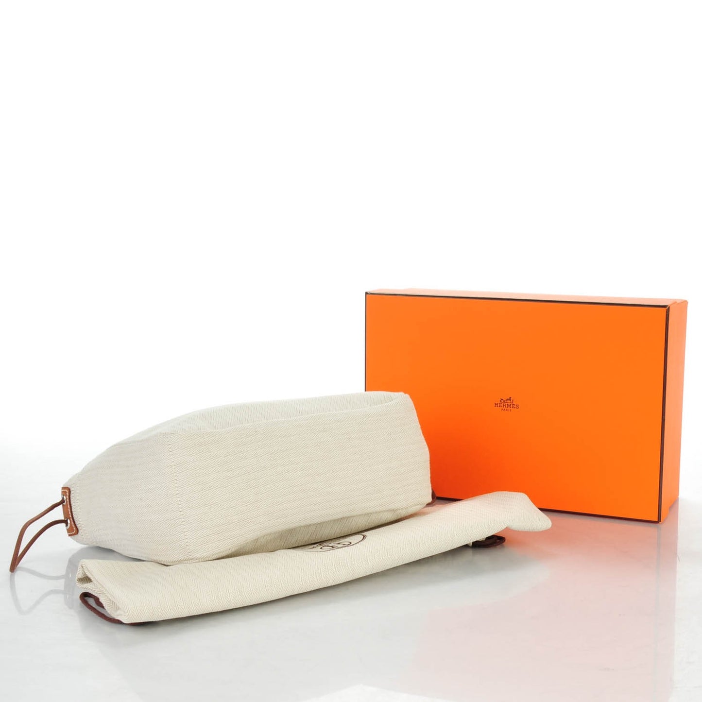 Canvas Barenia Fourbi 25 MM Pouch Naturel Fauve