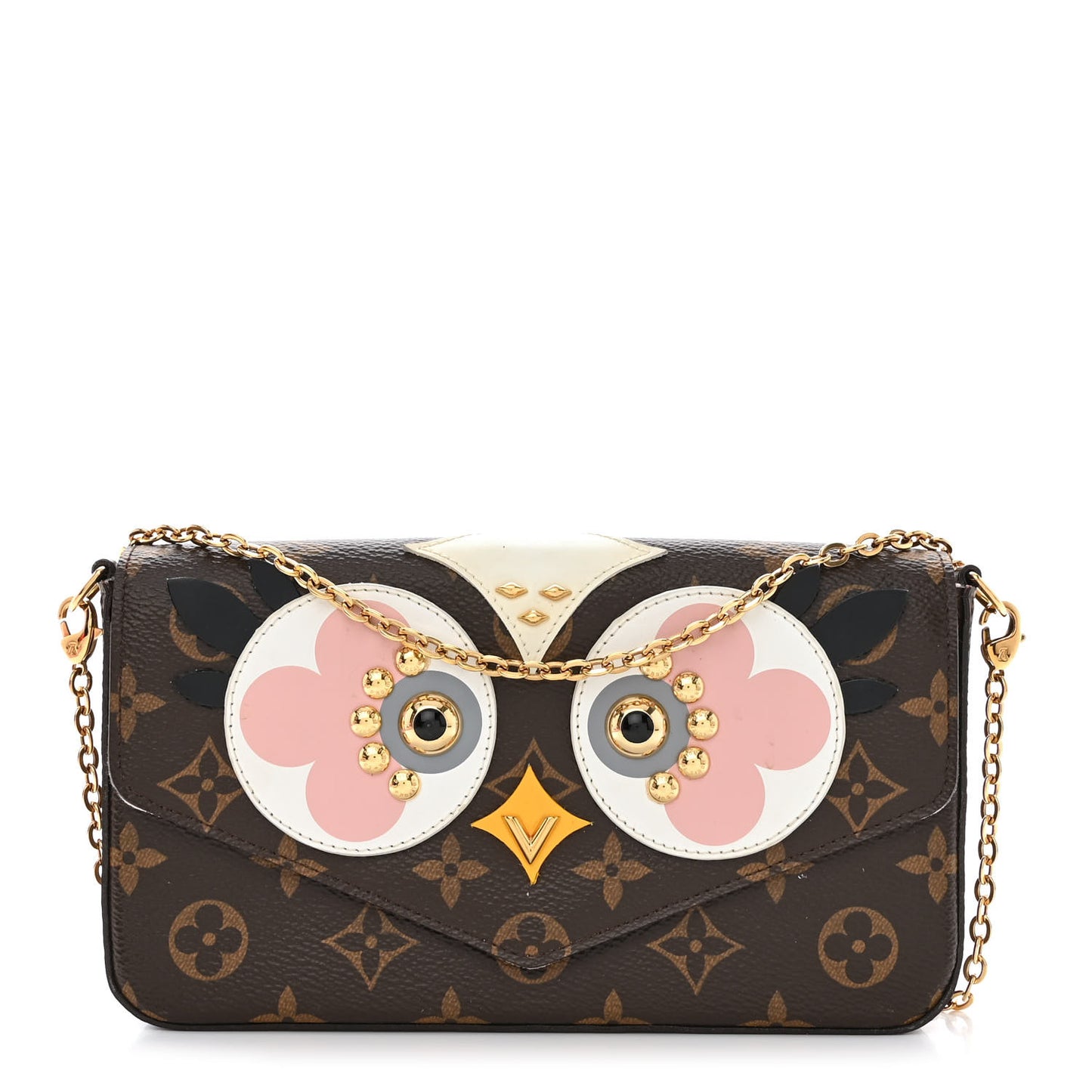 Monogram Lovely Birds Pochette Felicie Chain Wallet