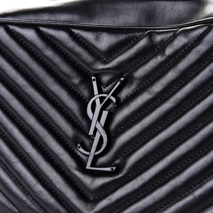 Saint Laurent Calfskin Matelasse Monogram Lou Camera Bag Black 6 of 6
