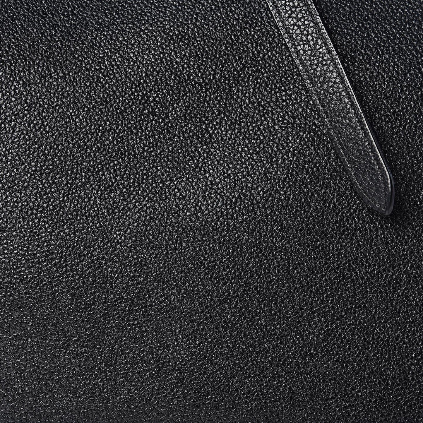 Soft Grained Calfskin Small Belt Cabas Phantom Black