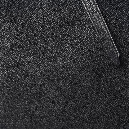 Celine Soft Grained Calfskin Small Belt Cabas Phantom Black 11 of 16