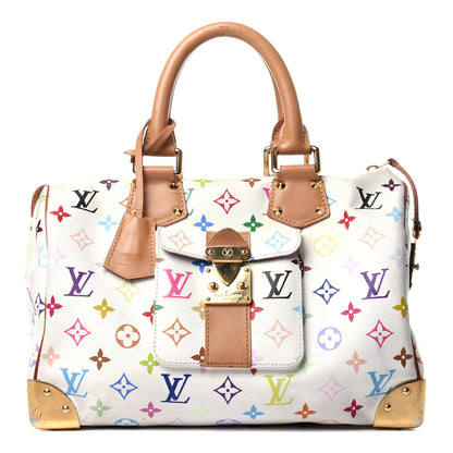 Louis Vuitton Monogram Multicolor Speedy 30 White 25 of 25