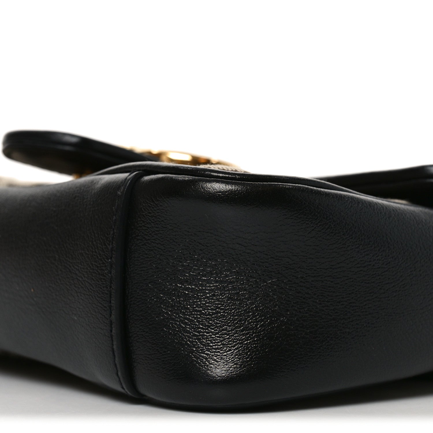Gucci Monogram Matelasse Diagonal Mini GG Marmont Shoulder Bag