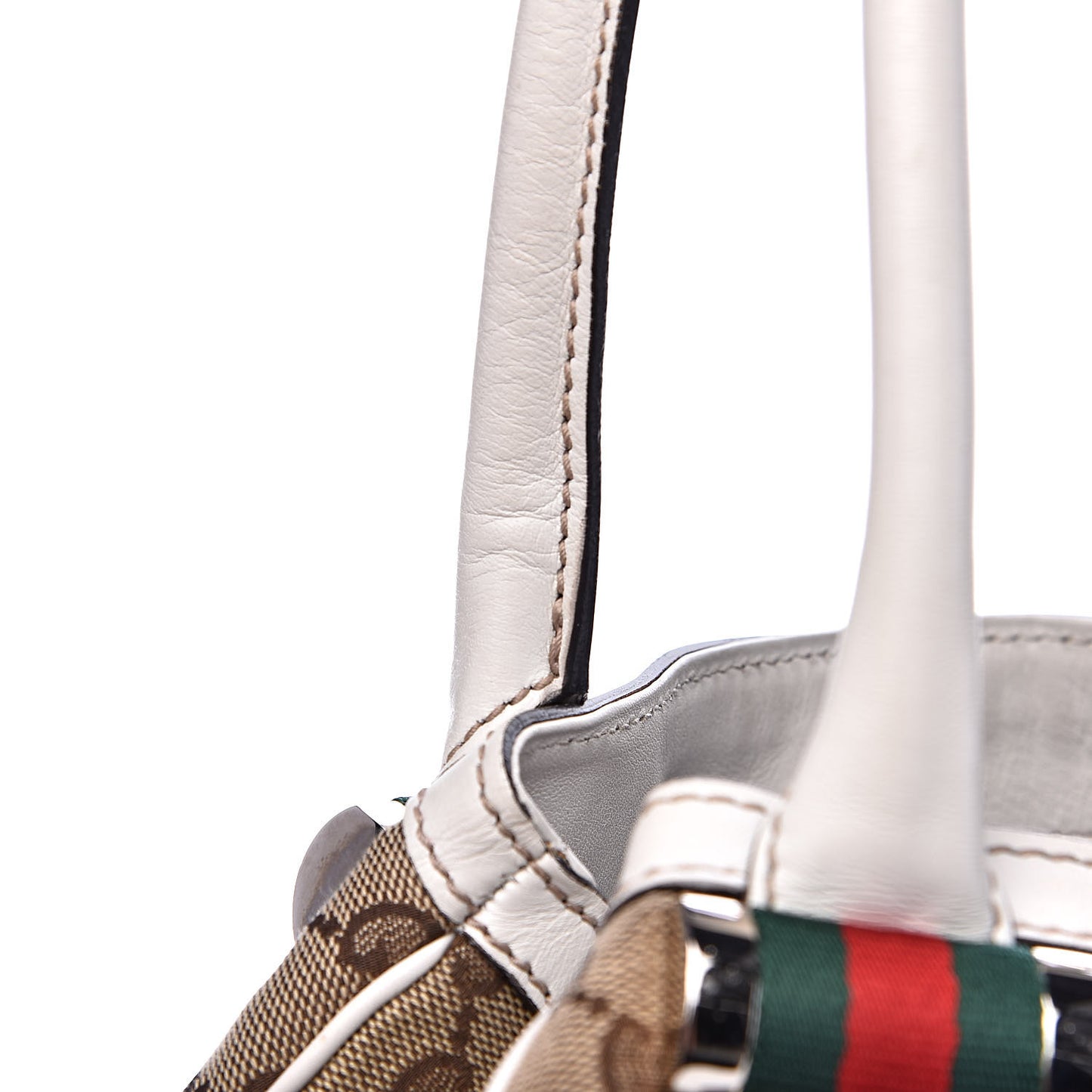 Monogram Match Ball Shoulder Bag White