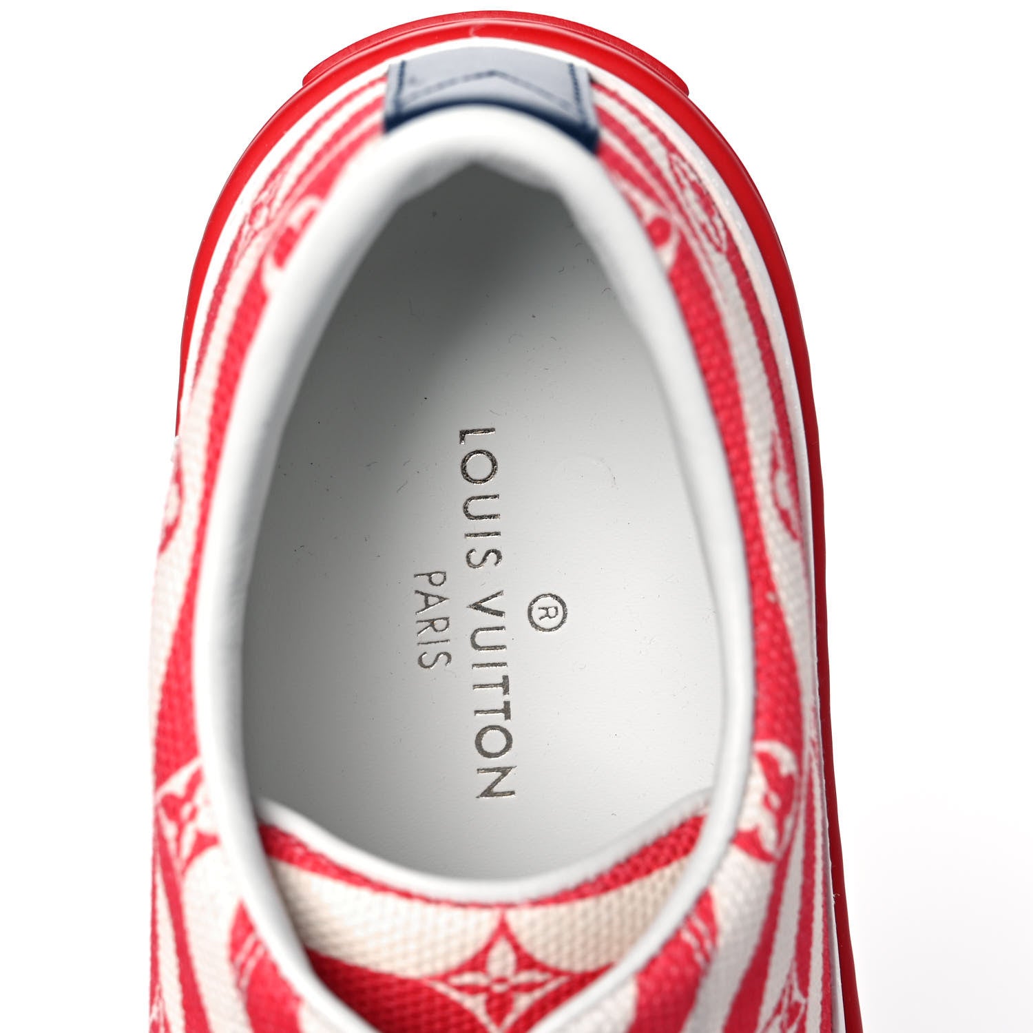 Louis Vuitton Canvas Escale Stellar Sneakers 36 Red 8 of 9