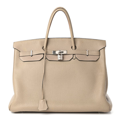 Hermes Togo Birkin 40 Gris Tourterelle 1 of 12