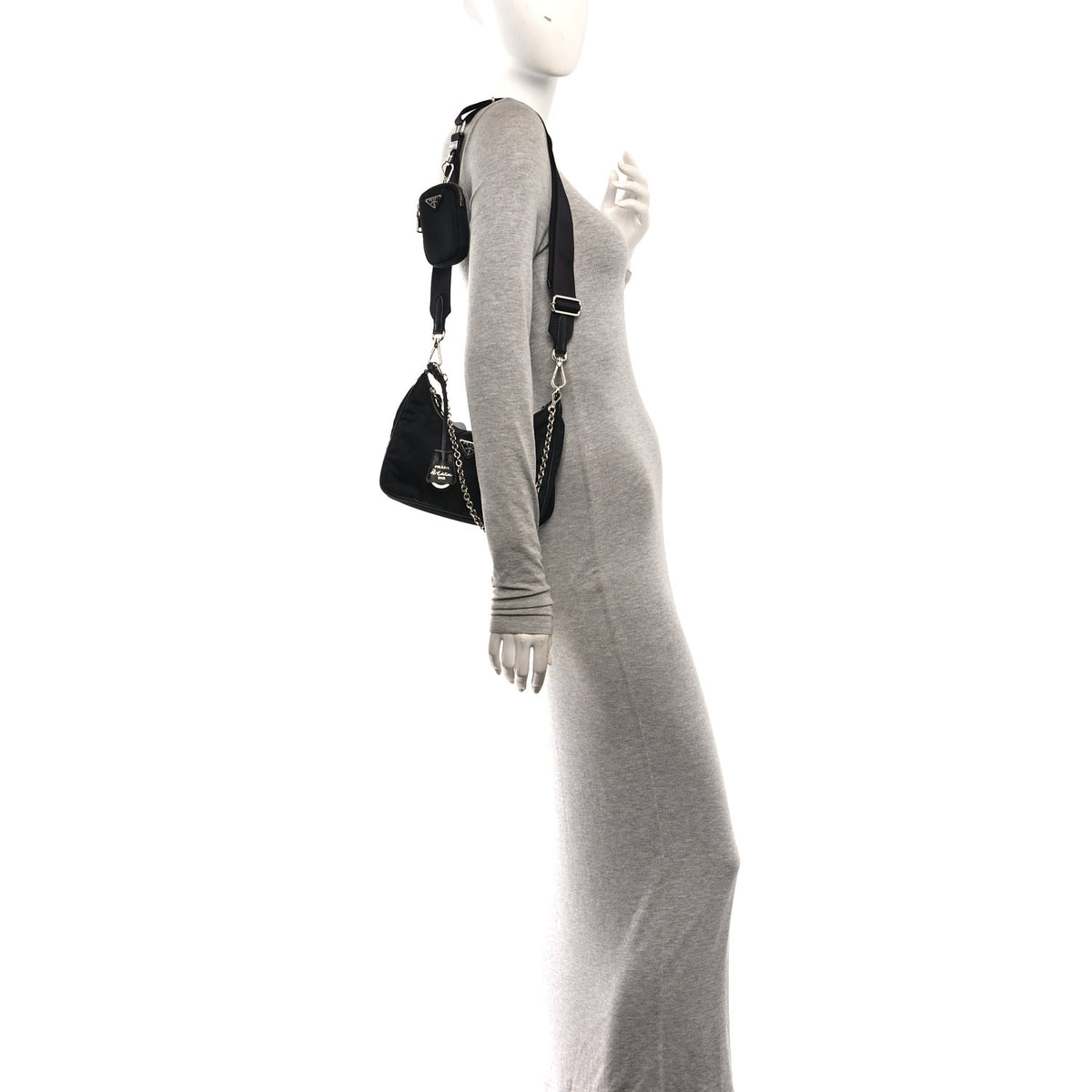 Nylon Re-Edition 2005 Shoulder Bag Black