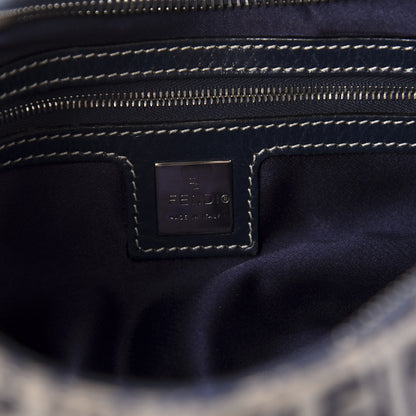 Fendi Zucchino Hobo Navy 8 of 9