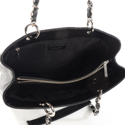 Chanel Caviar Quilted Grand Shopping Tote GST Black 7 of 7