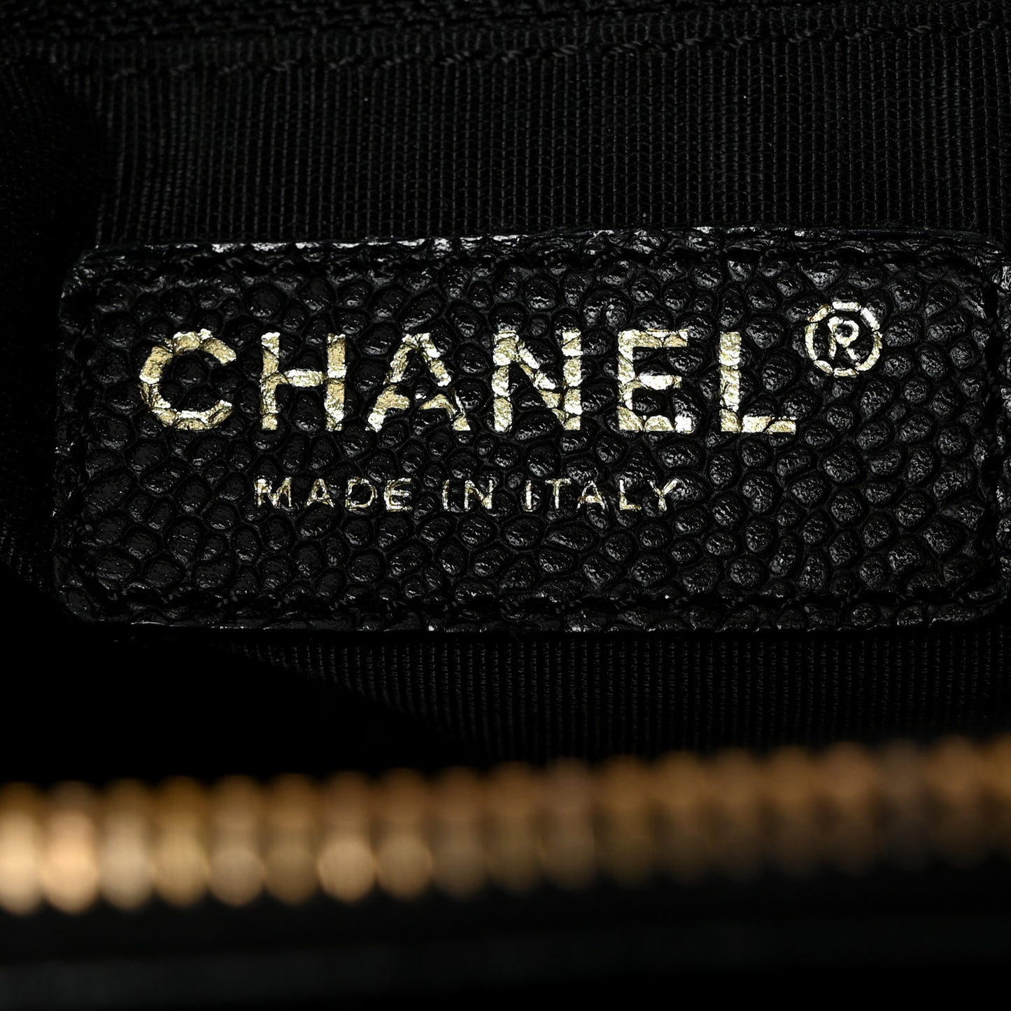 Caviar Quilted Grand Shopping Tote GST Black