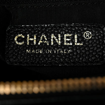 Chanel Caviar Quilted Grand Shopping Tote GST Black 6 of 10