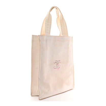 Chanel Canvas Miami Tote White 3 of 14