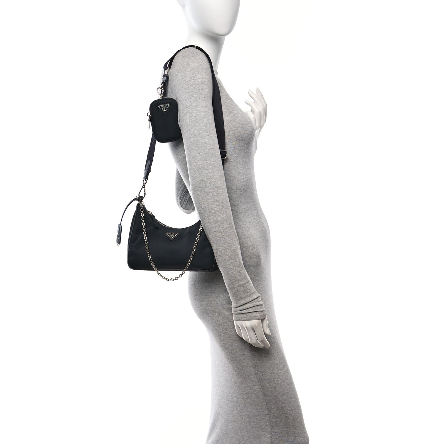 Nylon Re-Edition 2005 Shoulder Bag Black