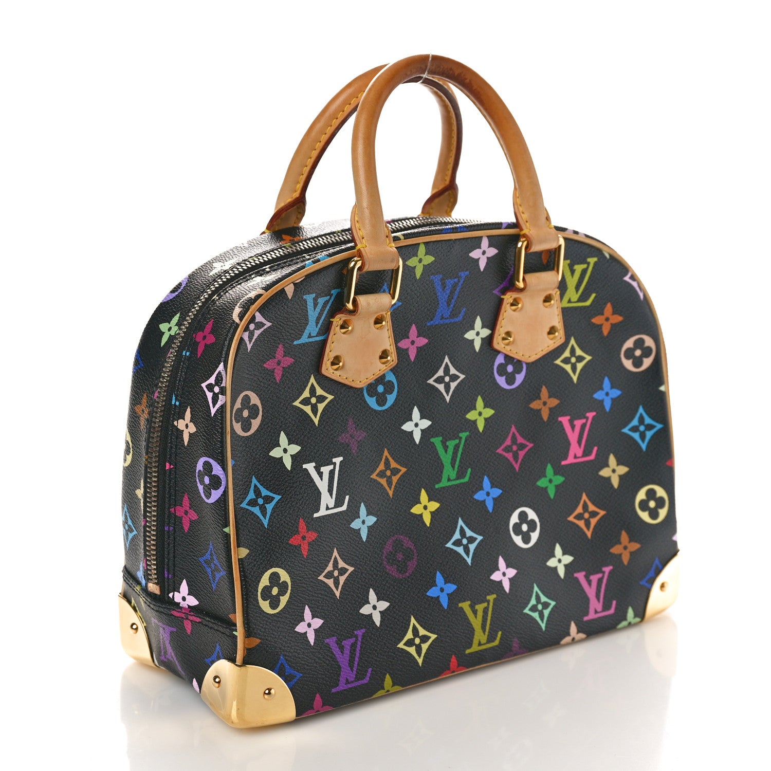 Louis Vuitton Monogram Multicolor Trouville Black 2 of 10