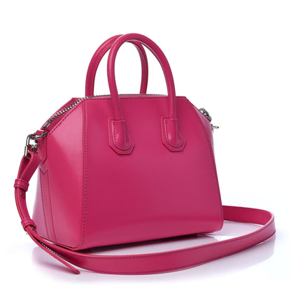 Givenchy Shiny Lord Calfskin Mini Antigona Shocking Pink 4 of 10