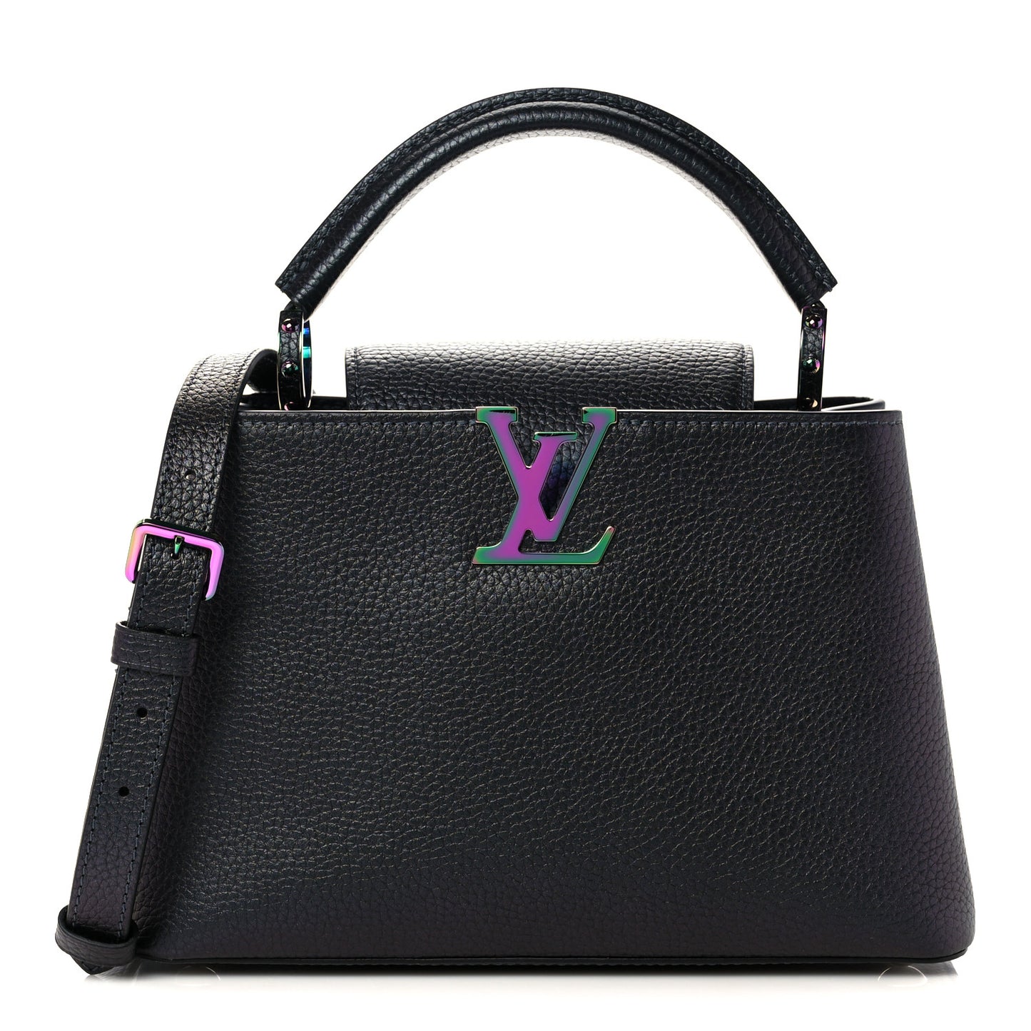 Taurillon Capucines BB Scarabeo Iridescent Black