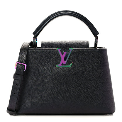 Louis Vuitton Taurillon Capucines BB Scarabeo Iridescent Black 1 of 8