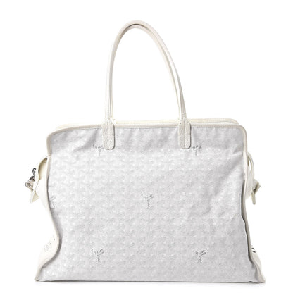 Goyard Goyardine Sac Hardy Pet Carrier PM White 1 of 16