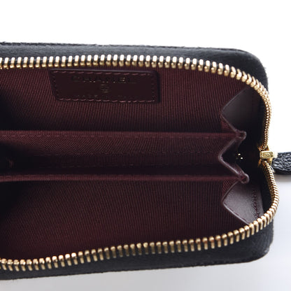Chanel Caviar Quilted Zip Coin Purse Black 5 of 8
