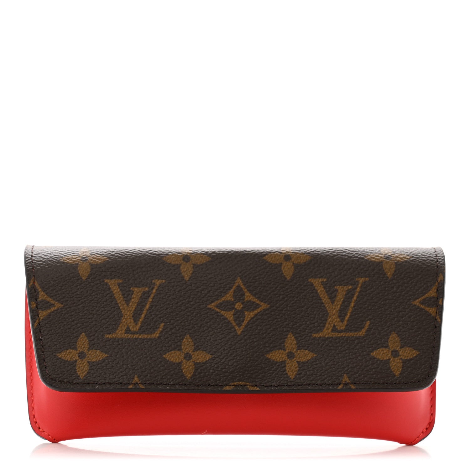 Louis Vuitton Monogram Woody Sunglass Case Rouge 1 of 8