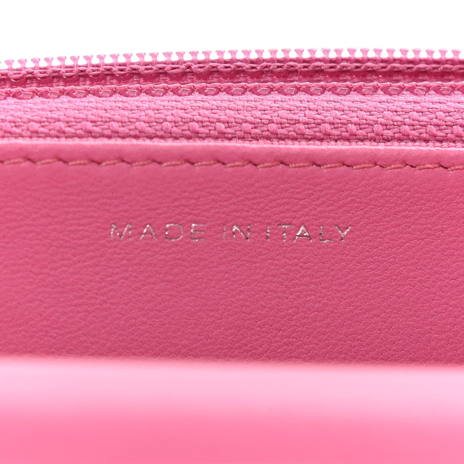 Chanel Lambskin Quilted Wallet on Chain WOC Pink 7 of 12