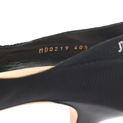 Christian Dior Fabric J'Adior Ribbon Pumps 40.5 Black 8 of 8