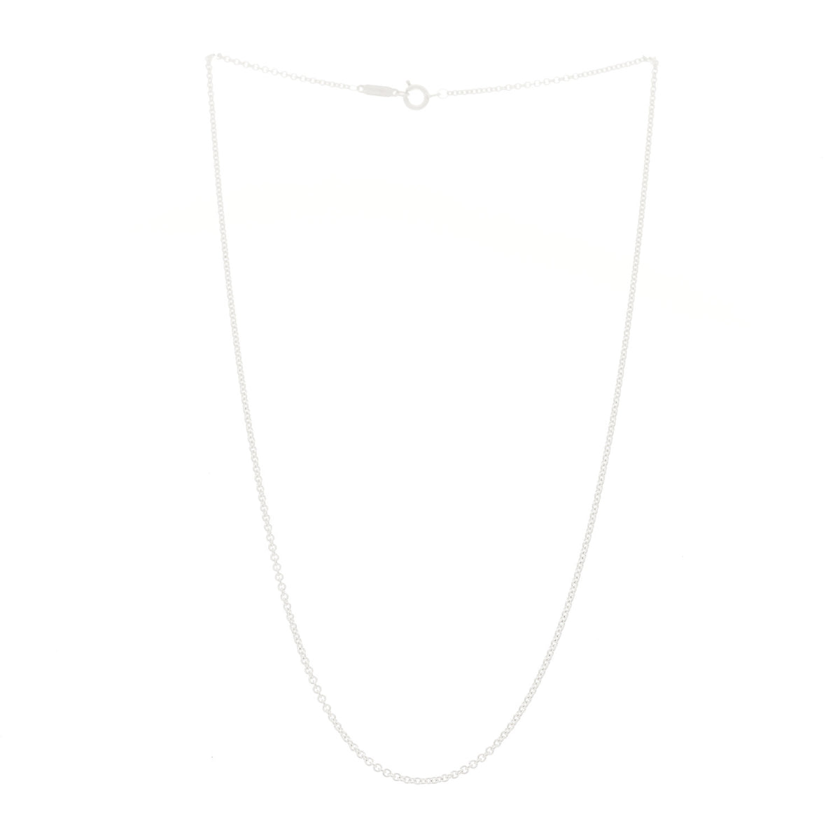 Tiffany Sterling Silver Chain Necklace 16" 3 of 6