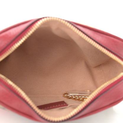 Gucci GG Supreme Monogram Flora Web Mini Ophidia Shoulder Bag Red 5 of 13