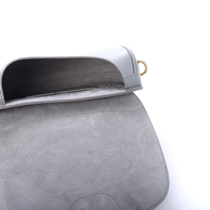 Christian Dior Box Calfskin Medium Bobby Flap Stone Grey 5 of 10