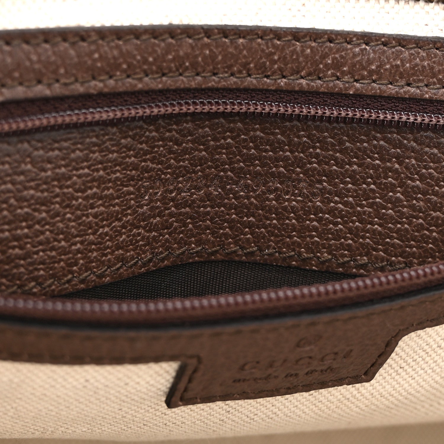 Gucci GG Supreme Monogram Web Ophidia GG Toiletry Case Beige New Acero 7 of 9