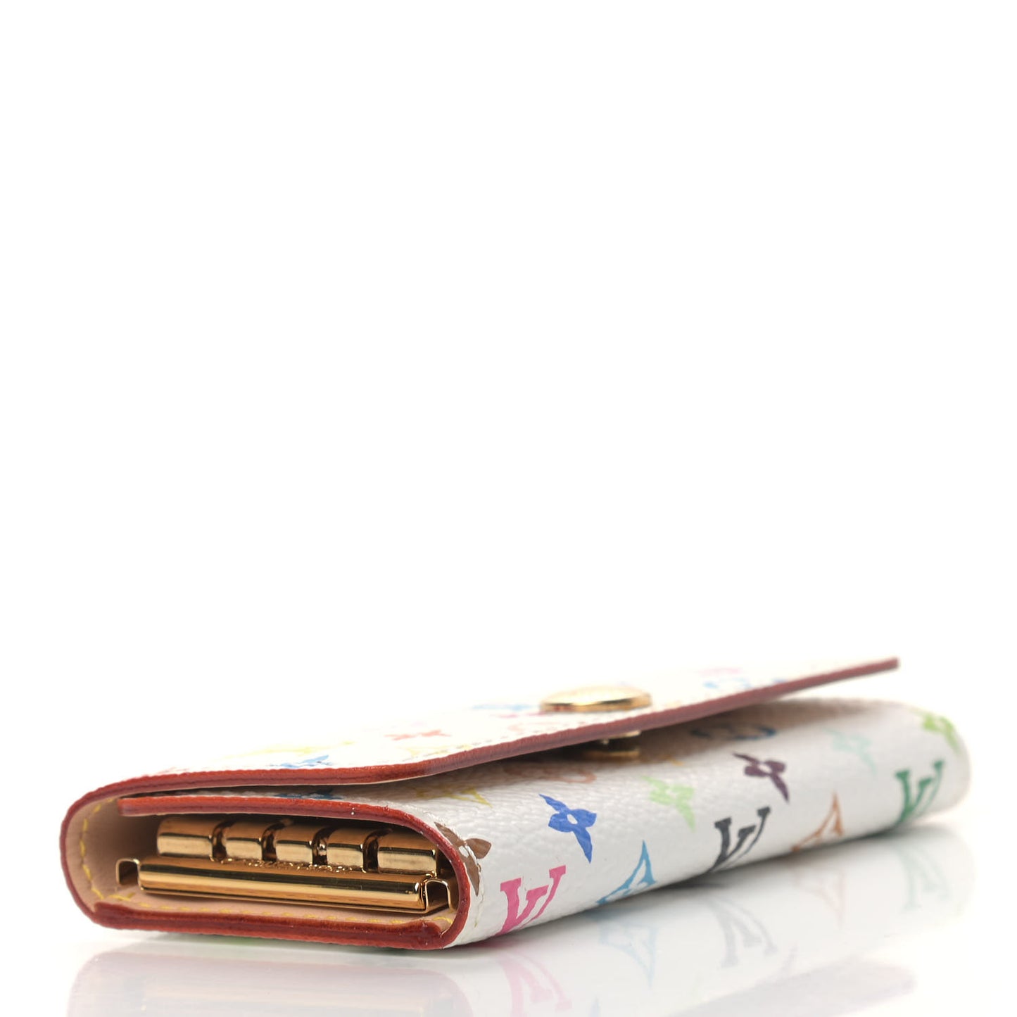 Monogram Multicolor Multicles 4 Key Holder White
