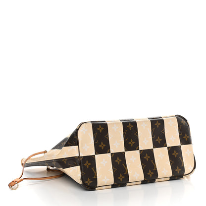 Louis Vuitton Monogram Rayures Neverfull MM 4 of 9