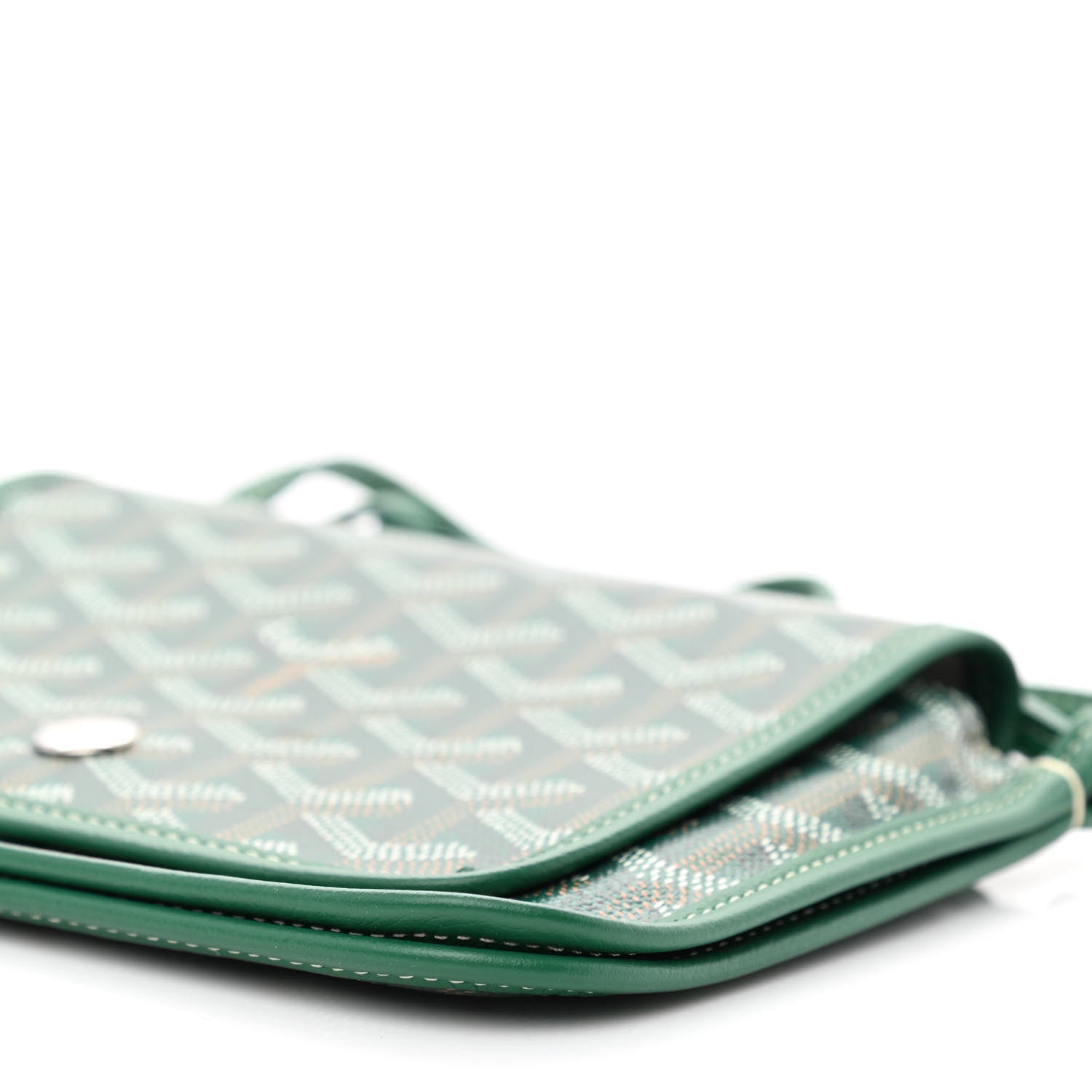 Goyard Goyardine Plumet Wallet Clutch Green 12 of 12