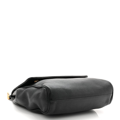 Dolce & Gabbana Deerskin Cervo Large Miss Sicily Satchel Black 6 of 17