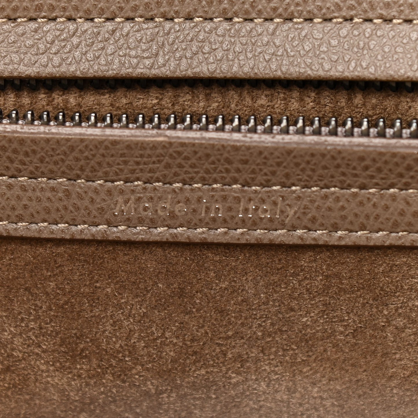 Baby Grained Calfskin Medium Phantom Luggage Taupe